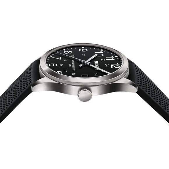 ⚡Silver Black Mens Watches Analog Quartz Sports Unisex Fashion Casual Designer - Picture 4 of 9